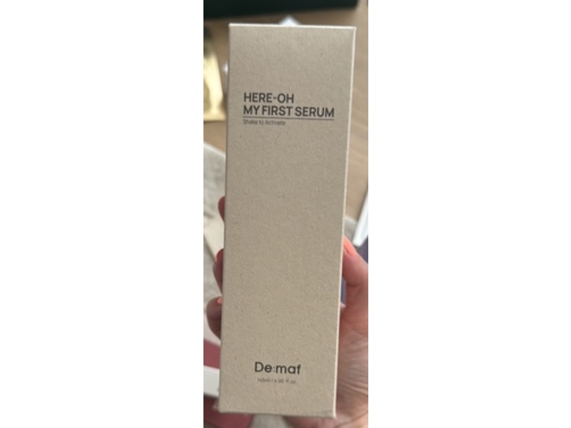 De:maf Here-Oh My First Serum, 4.90 fl oz/145 mL