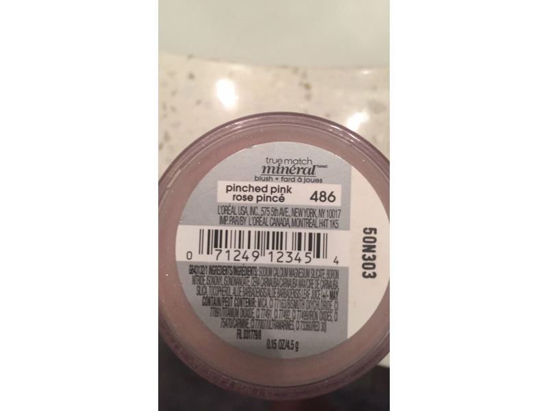 L'Oréal Paris True Match Mineral Blush, Pinched Pink, 0.15 oz.