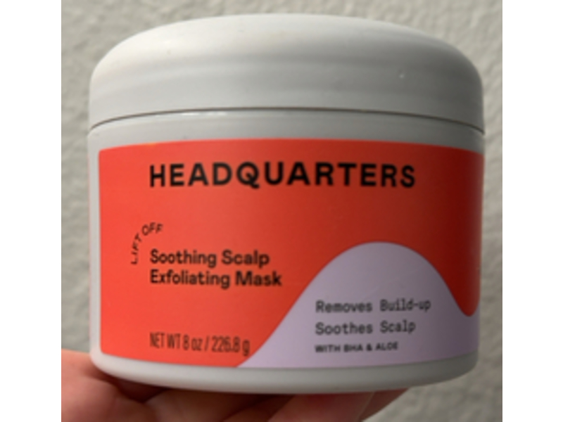 Headquarters Soothing Scalp Exfoliating Mask, BHA & Aloe, 8 oz/226.8 g