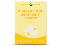Lucent Globe Dishwashing Detergent Sheets, Lemon, 80 Count - thumbnail 1