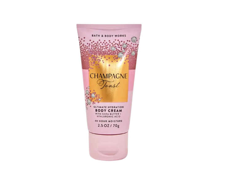 Bath & Body Works Ultimate Hydration Body Cream, Champagne Toast, 2.5 oz/70 g