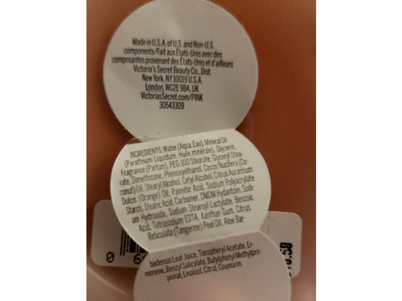 Victoria's Secret Coco Energy Hydrating Body Lotion, Coconut Oil + Citrus, 14 fl oz/414 mL