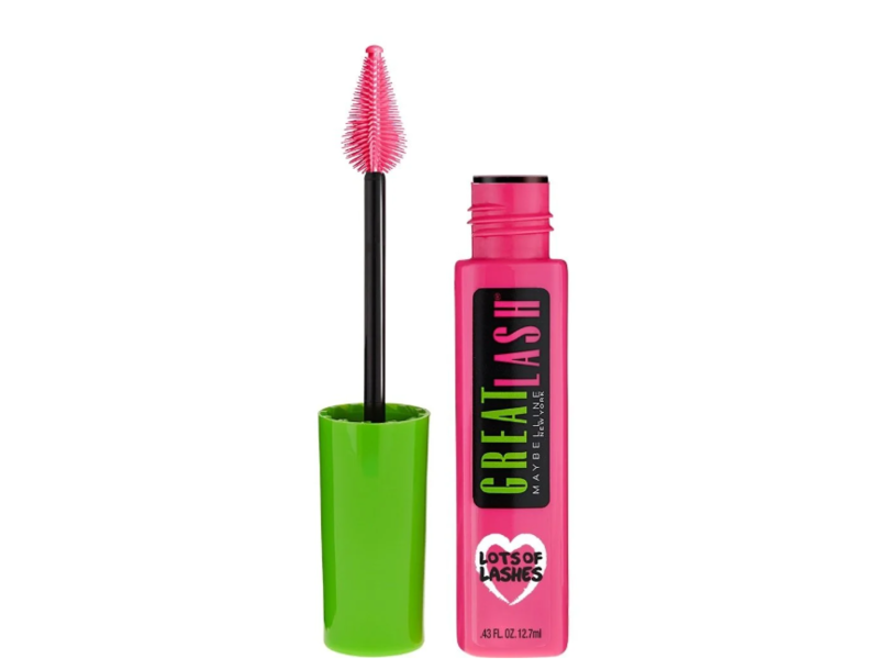 Maybelline New York Lots of Lashes Washable Mascara, 142 Brownish Black, 0.43 fl oz/12.7 mL.