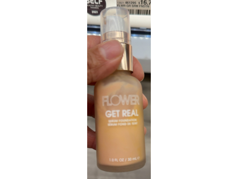 Flower Beauty Get Real Serum Foundation, Warm Beige, 1.0 fl oz/30 mL