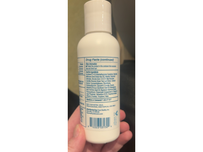 Face Reality Skincare Daily Sunscreen Lotion, SPF 30, 4 fl oz/118 mL