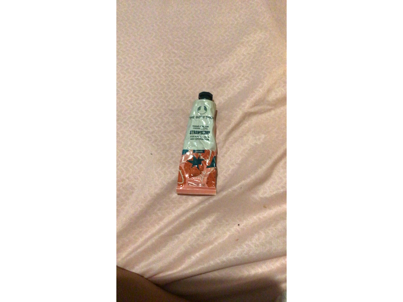 The Body Shop Hand Cream, Strawberry, 1 fl oz