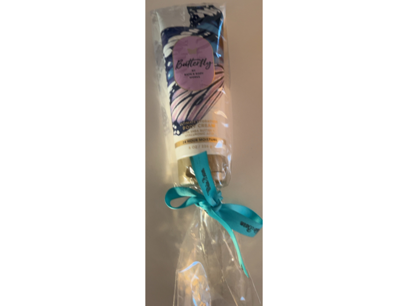 Bath and Body Works Ultimate Hydration Body Cream, Butterfly, 8 fl oz/226 g