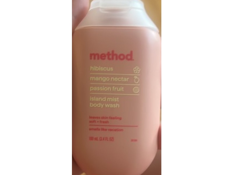 Method Body Wash, Island Mist, 3.4 fl oz/100 mL