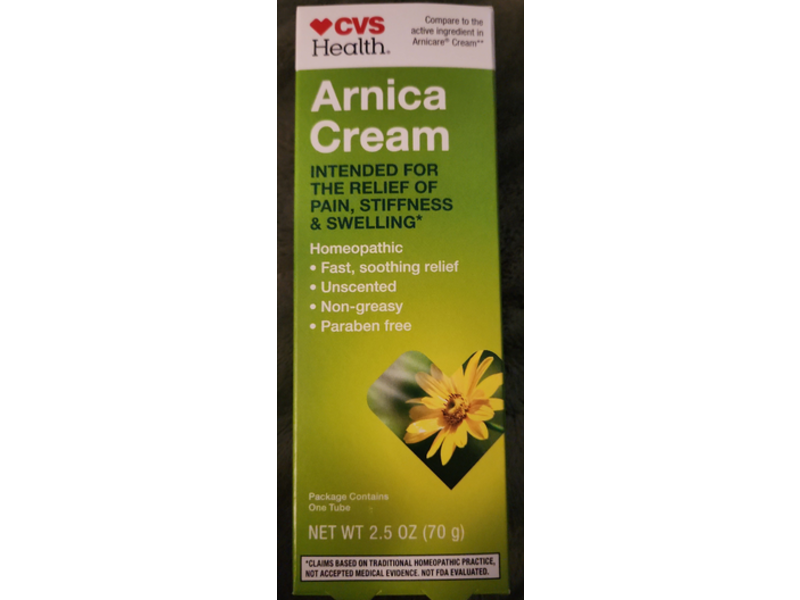 CVS Health Arnica Cream, 2.5 oz/70 g