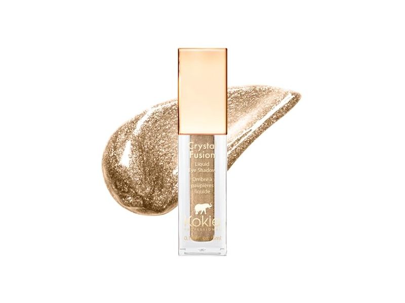 Kokie Crysta Fusion Liquid Eyelid Shadow, Celeste, 0.17 fl oz/5 mL