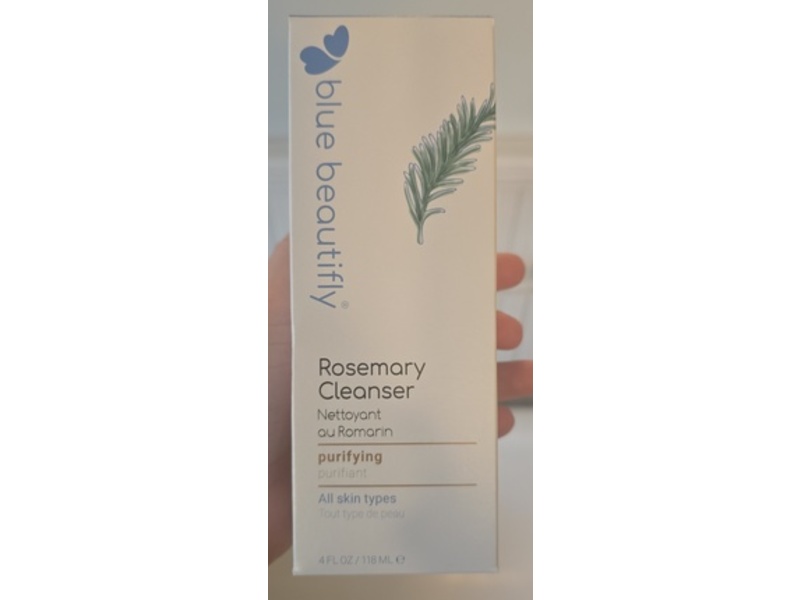 Blue Beautifly Rosemary Cleanser, Purifying, 4 fl oz/118 mL