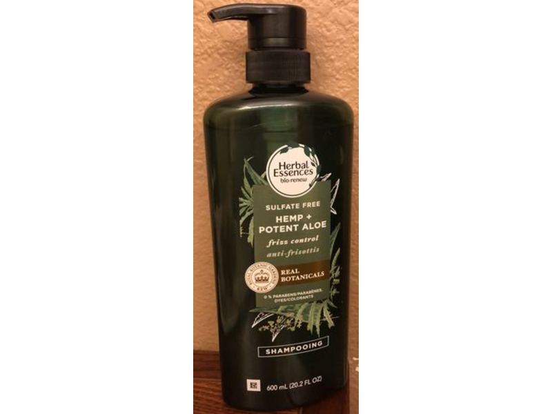 Herbal Essences Bio Renew Hemp + Potent Aloe Shampoo, 20.2 fl oz/600 mL