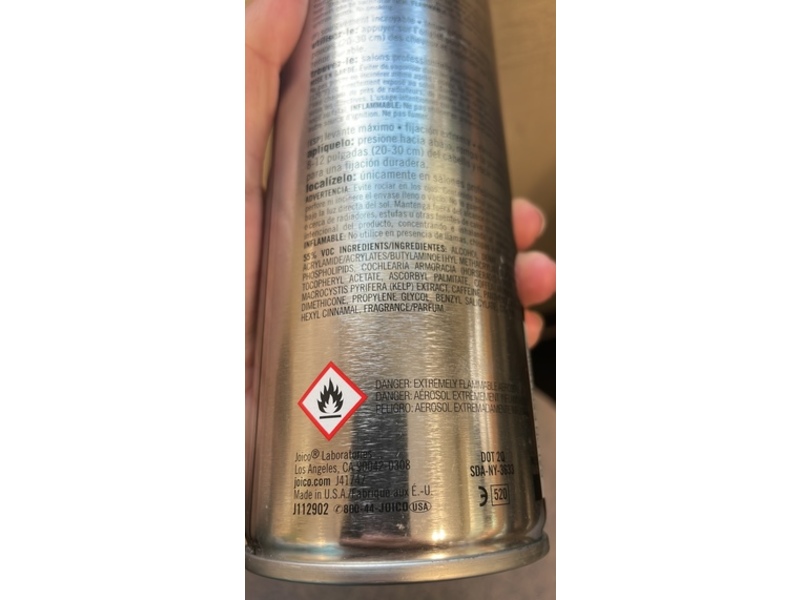 Joico Ice Hair Blast Spray Adhesive, 10 oz/283 g