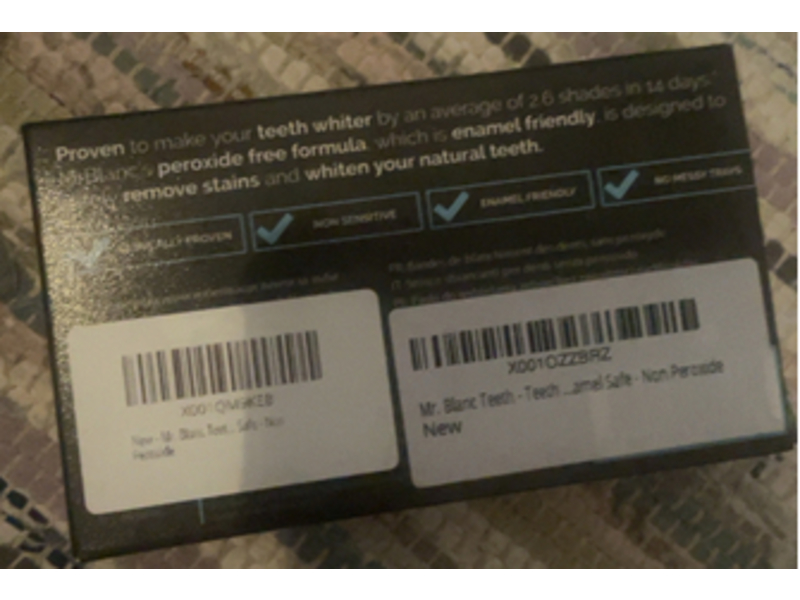 Mr. Blanc Teeth Whitening Strips, Minty Fresh