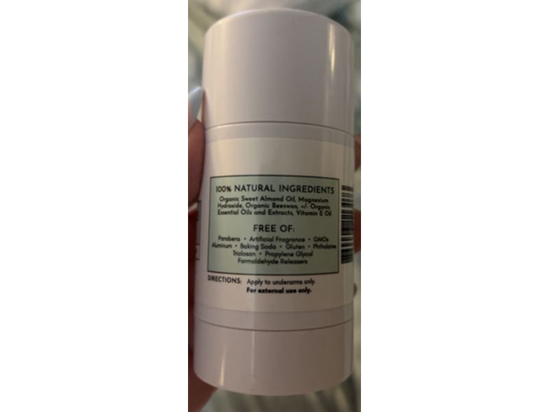 Just Ingredients Magnesium Deodorant, Eucalyptus Mint, 3 oz