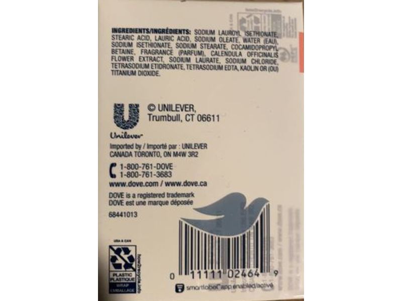 Dove Soothing Care Moisturizing Beauty Bar, 3.75 oz/106 g Pack Of 4