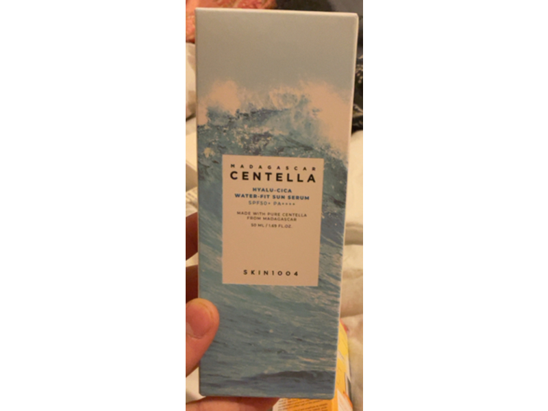 Skin1004 Madagascar Centella Hyalu-Cica Water-Fit Sun Serum, SPF 50+ PA++++, 1.69 fl oz/50 mL