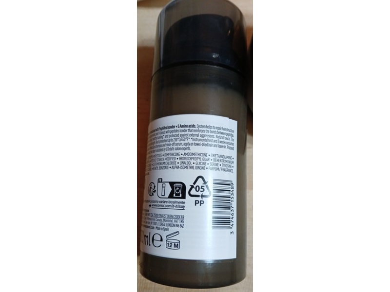 L'Oreal Professionel Paris Absolut Repair Molecular Leave-In Mask, Peptides Bonder + 5 Amino Acids, 3.4 fl oz/100 mL