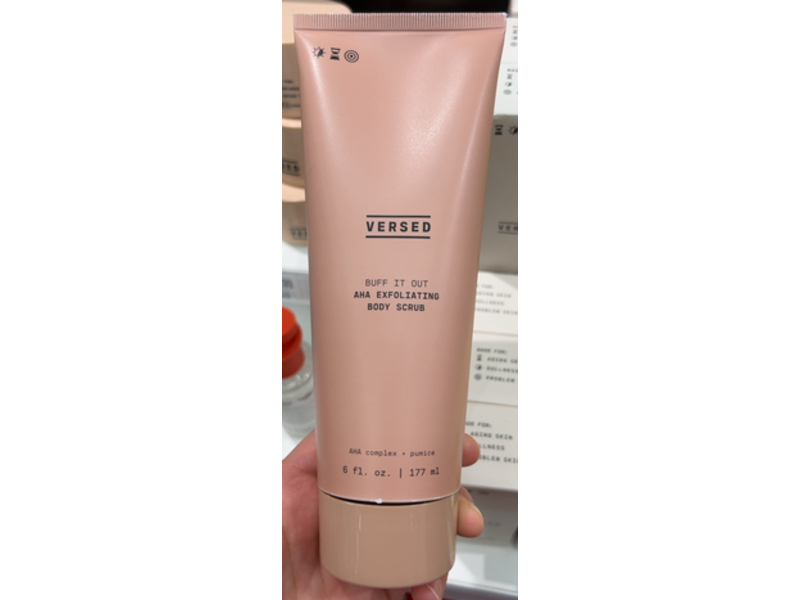 Versed Buff It Out Exfoliating Body Scrub, Aha, 6 fl oz/177 mL