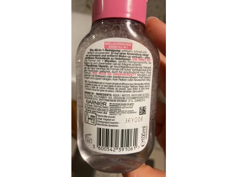 Garnier Skin Active Micellar Cleansing Water, 100 mL