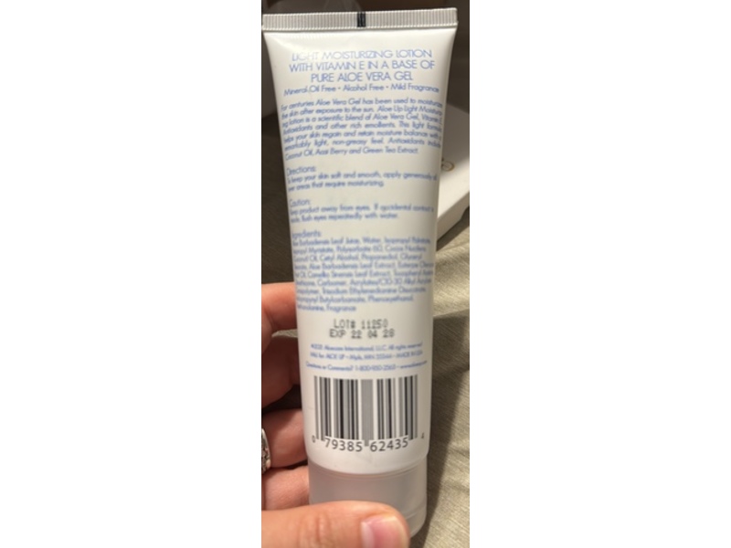 Aloe Up After Sun Light Moisturizer, Vitamin E & Antioxidants, 4 fl oz/118 mL