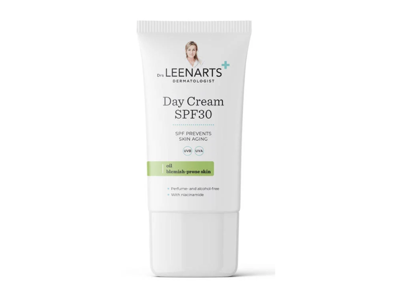 Drs Leenarts Day Cream, SPF 30 Oily Blemish Prone Skin, 50 mL
