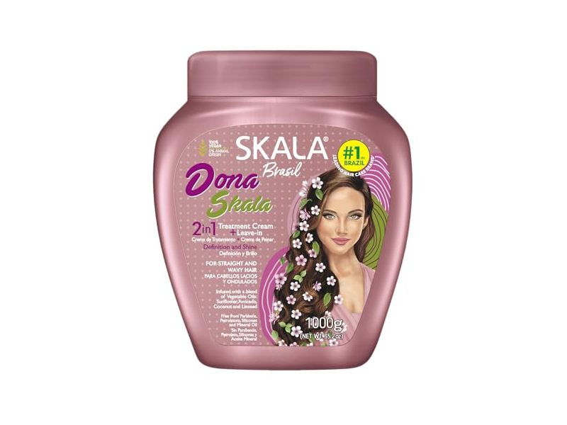 SKALA Dona 2 In 1 Treatment Cream + Leave In Conditioner, 35.2 oz/1000 g