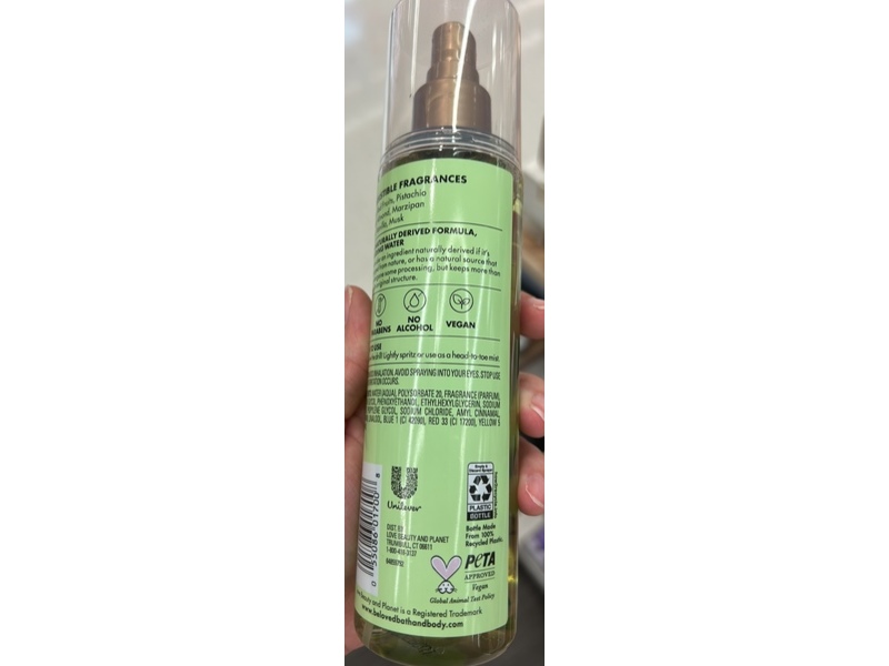 Beloved Body Mist, Pistachio Ice Cream, 8 fl oz