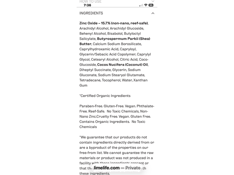 LimeLife By Alcone Zero Shade Sunscreen Face Lotion, SPF 30, 1.7 fl oz/50 mL