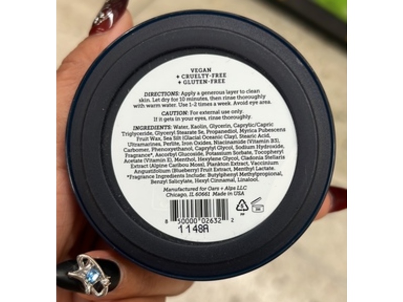 Oars + Alps Oil Attacker Face Mask, 2 oz/57 g