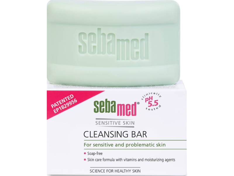 SebaMed Sensitive Skin Cleansing Bar, 100 g