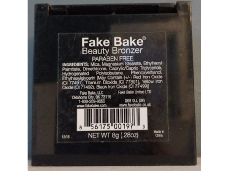 Fake Bake Beauty Bronzer, Paraben Free, 0.28 oz/8 g