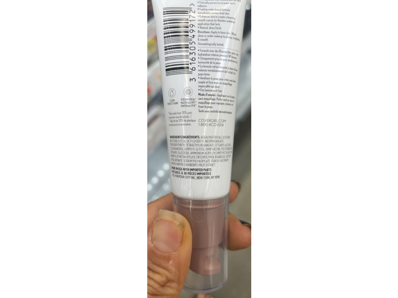 Covergirl Trublend Skin Enhancer Primer, 10 Plush Plump, 0.81fl oz/24 mL