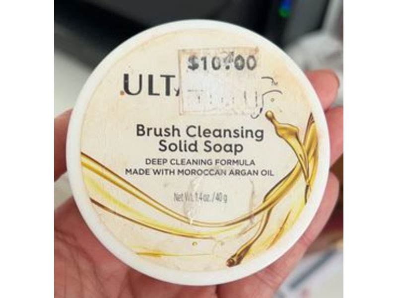 ULTAbeauty Brush Cleansing Solid Soap, Moroccan Argan Oil, 1.4 oz/40 g