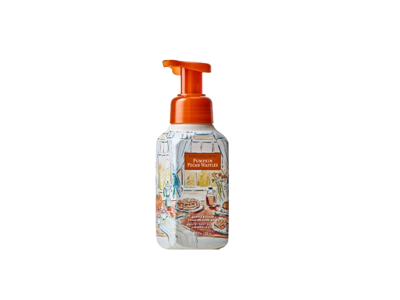 Bath & Body Works Gentle & Clean Foaming Hand Soap, Pumpkin Pecan Waffles, 8.75 fl oz/259 mL.