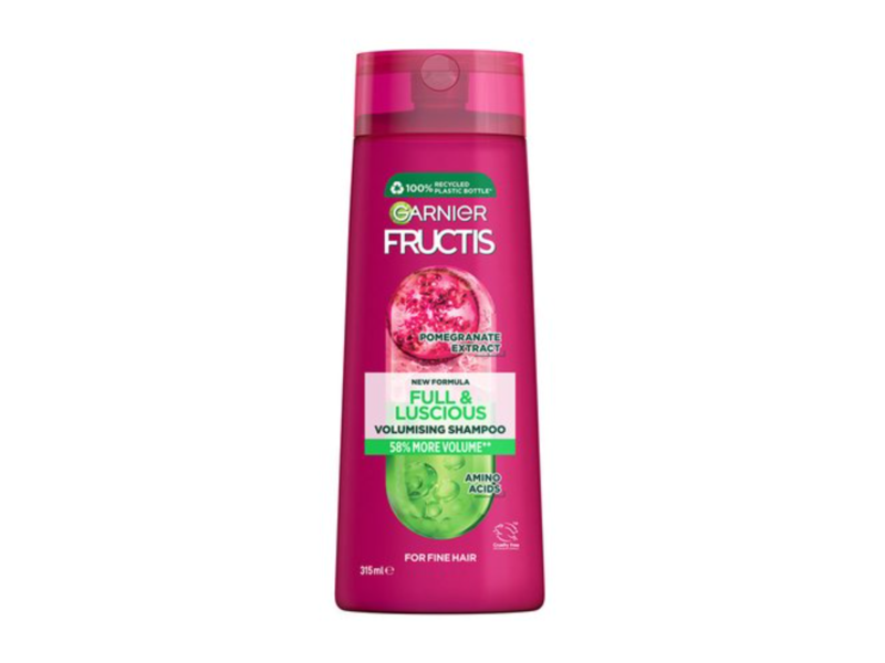 Garnier Fructis Full & Luscious Volumizing Shampoo, Pomegranate Extract, 315 mL