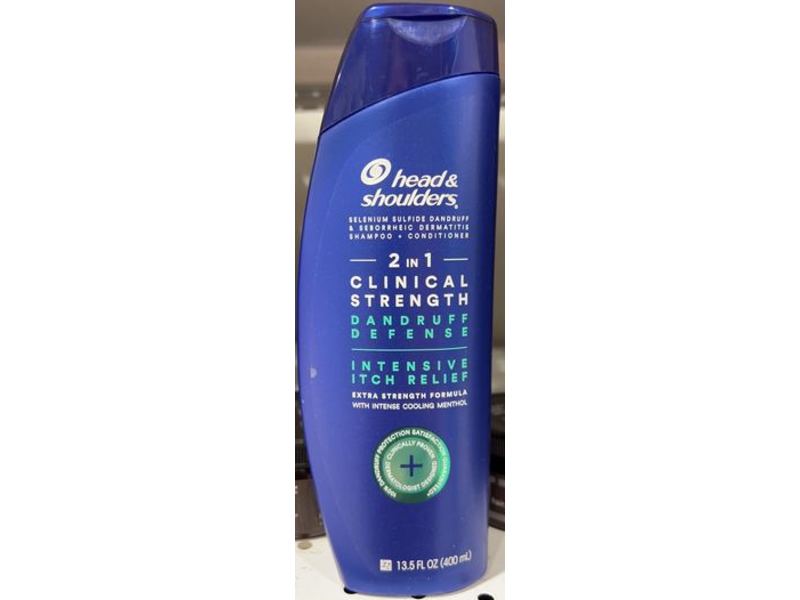 Head & Shoulders 2 In 1 Shampoo + Conditioner, Dandruff Defense, 13.5 fl oz/400 mL