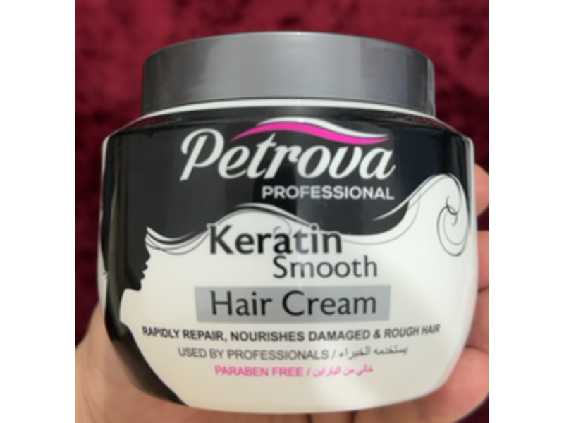 Petrova Professional Keratin Smooth Hair Cream, 500 mL