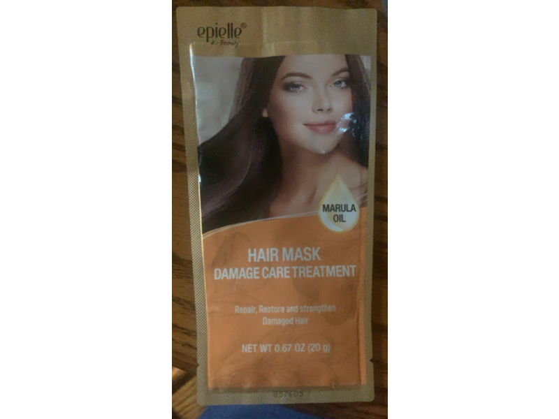 Epielle Damage Care Treatment Hair Mask, Marula Oil, 0.67 oz/20 g