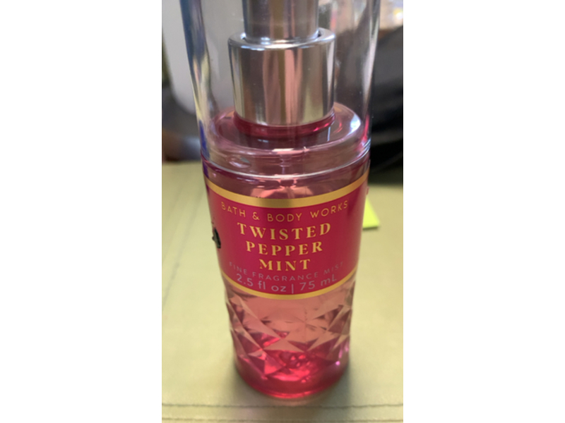 Bath & Body Works Fine Fragrance Mist, Twisted Peppermint, 2.5 fl oz/75 mL