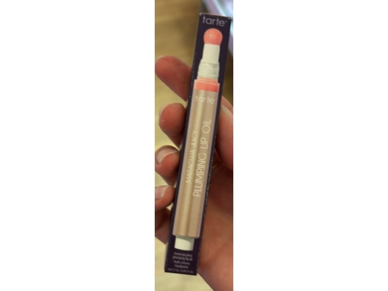 Tarte Maracuja Juicy Plumping Lip Oil, Petal, 0.091 fl oz/2.7 mL