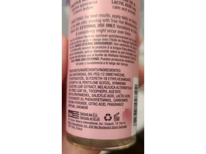 Tree Hut Smooth + Soothe After Shave Serum, Moroccan Rose, 4.3 fl oz/128 mL