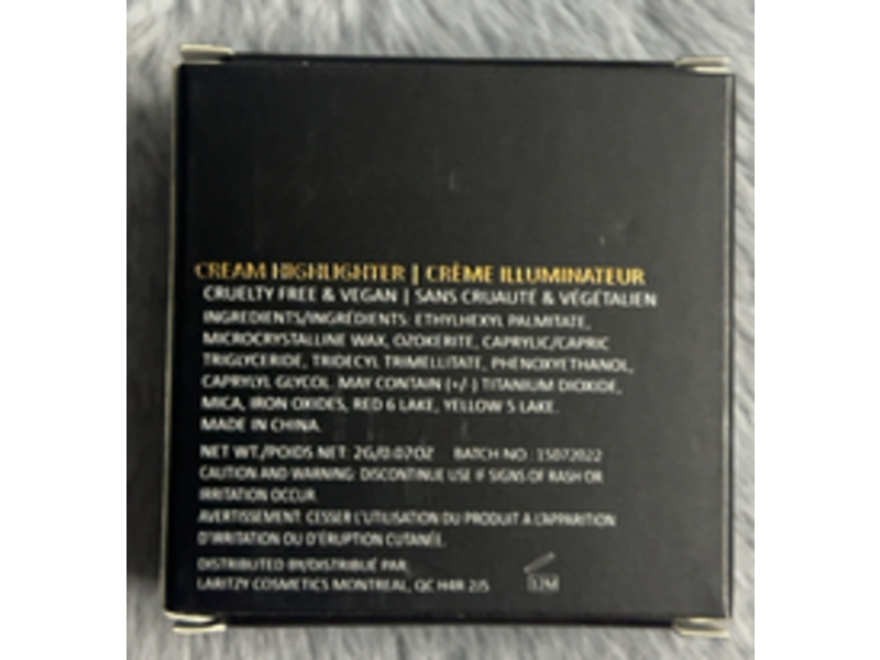 Laritzy Cosmetics Cream Highlighter Virtue, Rose-Gold, 0.07 oz