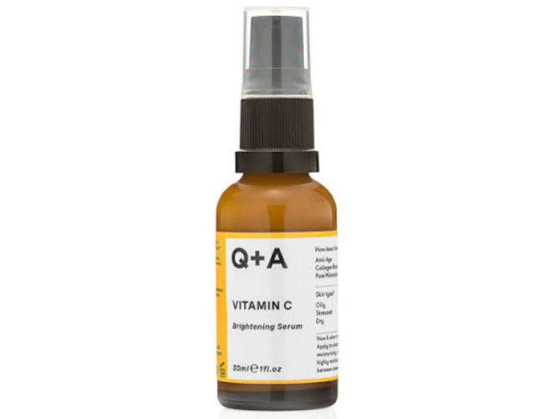 Q+A Brightening Serum, Vitamin C, 1 fl oz/30 mL