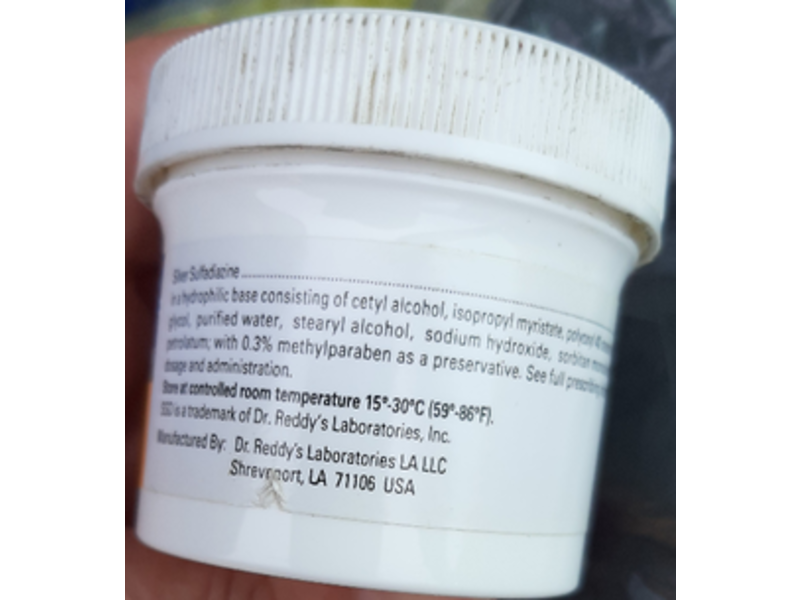 SSD 1% Silver Sulfadiazine Cream, 50 g Dr. Reddy's Laboratories, Inc (RX)