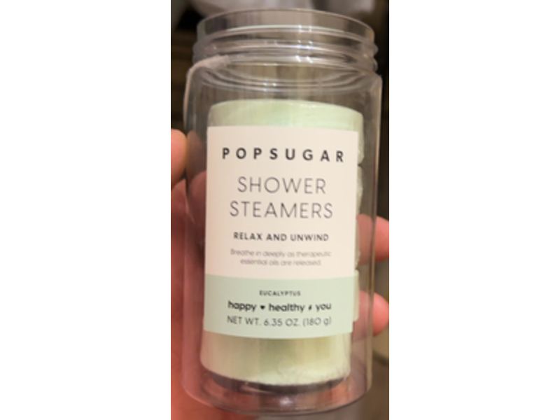 Popsugar Shower Steamers, Eucalyptus, 6.35 oz/180 g