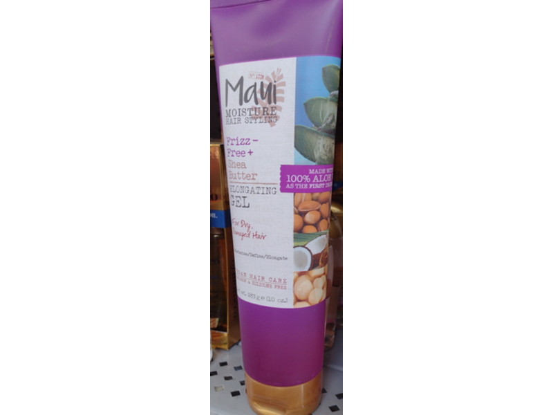 Maui Moisture Hair Styling Gel, Frizz Free+ Shea Butter, 10 oz/283 g