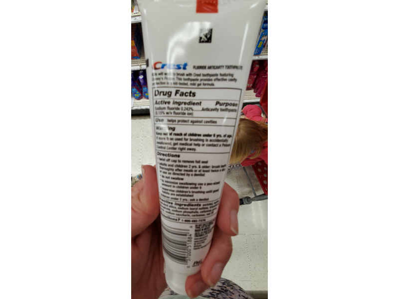 Crest Fluoride Anticavity Toothpaste, Disney Frozen + Bubblegum, 4.2 oz/119 g