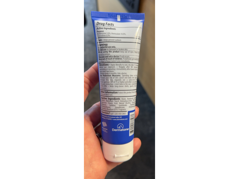 Dermatone Sport Sunscreen Lotion, SPF 50, 3 fl oz/89 mL