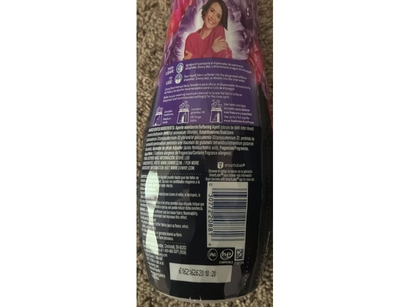 Downy Intense Fabric Softener, Floral, 32 Loads, 24 oz/710 mL